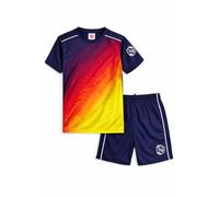 ALPHADVENTURE - Conjunto Deportivo Niño, Chándal de 2 Piezas, Set Camiseta Manga Corta con trasera en microperforada y Pantalón Corto con bolsillos - Tallas de 6 hasta 14 años