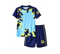 ALPHADVENTURE - Conjunto Deportivo Niño, Chándal de 2 Piezas, Set Camiseta Manga Corta con trasera en microperforada y Pantalón Corto con bolsillos - Tallas de 6 hasta 14 años