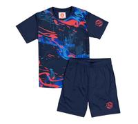 ALPHADVENTURE - Conjunto Deportivo Niño, Chándal de 2 Piezas, Set Camiseta Manga Corta con trasera en microperforada y Pantalón Corto con bolsillos - Tallas de 6 hasta 14 años