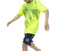 ALPHADVENTURE - Conjunto Deportivo Niño, Chándal de 2 Piezas, Set Camiseta Manga Corta y Pantalón Corto para Hacer Deporte - Tallas de 6 hasta 14 años