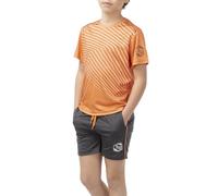ALPHADVENTURE - Conjunto Deportivo Niño, Chándal de 2 Piezas, Set Camiseta Manga Corta y Pantalón Corto con bolsillos para Hacer Deporte - Tallas de 6 hasta 14 años