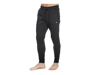 ALPHADVENTURE - Koalaroo - Pantalón de Chándal para Hombre, Pantalón de Deporte Espartaco con Cintura Elastica y Bolsillo Laterales con Cremallera (L, Negro)