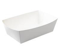 ALPHAFORM Bolsa de 50 bandejas blancas de cartón 750 ml
