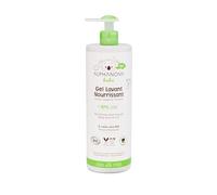 ALPHANOVA Bébé Gel de lavado natural y orgánico* - Cuerpo, cara y cabello - Especial para pieles sensibles, reactivas o secas - Certificado orgánico - Sin perfume - 400 ml