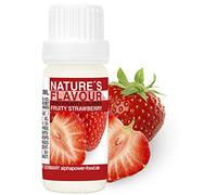 ALPHAPOWER FOOD Aromas alimentarios por repostería y bebidas I 10ml Vegano, Fresa 100% naturales con Sabor Premium I saborizante sin azucar - Flavdrops, Flavor Drops liquida