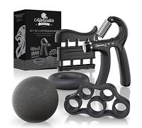 ALPHASKIN© Hand Grip, accesorios para gym, Fortalecedores de Mano para Entrenar el Agarre, la Fuerza de Los Dedos, la muñecas, el Antebrazos Fortalecer, Juego de 2 o 5