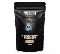 Alphatier Phenomenal Proteínas en Polvo con BCAA y EAA - Vainilla 1kg - 84% de Proteína - Vanilla Protein Powder con Aminoácidos - sin Gluten + Lactosa - vegano