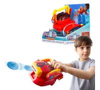 AlphaToys PETRONIX Defenders Portal Launcher with 6 Discs, Juguete para niño y niña de 3+ años