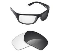 Alphax Adapt - Lentes de repuesto fotocromáticos no polarizados grises para lentes de sol Maui Jim Peahi MJ202