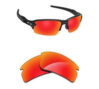 Alphax Lentes de repuesto polarizadas para gafas de sol Oakley Flak 2.0 XL OO9188 de 59 mm, reducción de deslumbramiento, corte de precisión