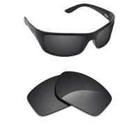 Alphax Stealth Black Elite - Lentes de repuesto polarizadas para gafas de sol Maui Jim Peahi MJ202