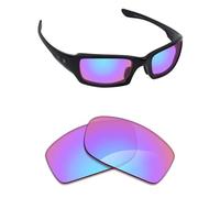 Alphax Tracer Rose OO9238 - Lentes de repuesto polarizados espejados para lentes de sol Oakley Fives Squared (4+1)²