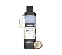 alphazoo Champú para perros Coco Loco, 250 ml, cuidado suave con aroma a coco y aceite de laurel, antipicor y irritación de la piel, sin parabenos ni siliconas, para un pelaje brillante y fácil de