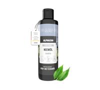 alphazoo Champú para perros de Neemöl de 250 ml, cuidado suave con aceite de árbol de té y neem, para pieles sensibles y brillantes, vegano y sin siliconas