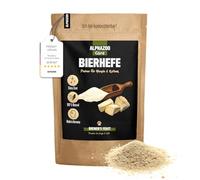 alphazoo Levadura de cerveza en polvo para perros y gatos, 250 g, levadura pura con complejo de vitamina B y biotina. Complemento alimenticio para el apoyo de la piel, el pelo y las garras. Sin