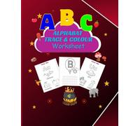 Alphbat Trace & colouring for kids: Learn A-Z Letters with Tracing Practice and Fun Coloring Pictures