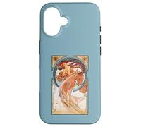 Alphonse Mucha Public Domain Art TPA Carcasa para iPhone 16