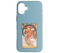 Alphonse Mucha Public Domain Art TPA Carcasa para iPhone 16 Plus