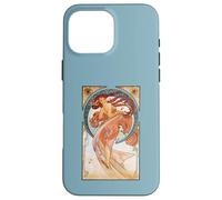 Alphonse Mucha Public Domain Art TPA Carcasa para iPhone 16 Pro MAX