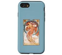 Alphonse Mucha Public Domain Art TPA Carcasa para iPhone SE (2020) / 7/8