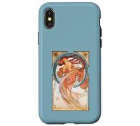 Alphonse Mucha Public Domain Art TPA Carcasa para iPhone X/XS