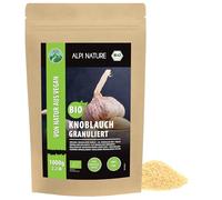 Alpi Nature Ajo Granulado Orgánico 1kg, Ajos Secos y Picados, Condimento de Ajo Granulado 1-3mm