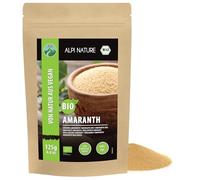 Alpi Nature Amaranto Orgánico en Grano 125g, Semillas de Amaranto Enteras y Crudas, sin Azúcar ni Gluten