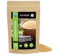 Alpi Nature Amaranto Orgánico en Grano 500g, Semillas de Amaranto Enteras y Crudas, sin Azúcar ni Gluten