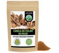 Alpi Nature Canela de Ceilán en Polvo 125g, Palitos de Canela de Ceilán Molidos en Polvo