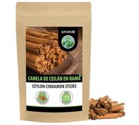 Alpi Nature Canela de Ceylan en Rama 250g, Canela Ceylan Palitos 80 mm, aprox. 29-31 por Bolsa