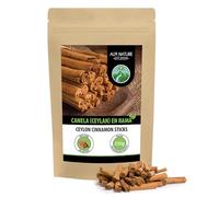 Alpi Nature Canela de Ceylan en Rama 250g, Canela Ceylan Palitos 80 mm, aprox. 30 por Bolsa