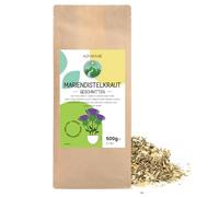 Alpi Nature Cardo Mariano Infusión 500g, Hierba de Cardo Mariano Seca y Cortada, Té de Hojas Sueltas