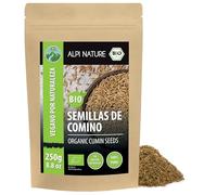 Alpi Nature Comino Semillas Orgánicas 250g, Semillas de Comino para Cocinar y Mezclas de Especias
