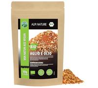Alpi Nature Especias Aglio e Oglio Orgánicas 50g, Condimento Italiano, Mezcla de Especias Picantes