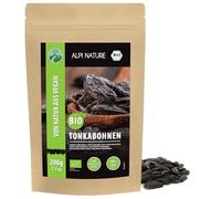 Alpi Nature Haba Tonka Orgánica 200g, Habas Tonka Enteras para Cocinar, Hornear y Postres