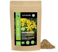 Alpi Nature Hierba de San Juan Orgánica 100g, Hipérico Seco, Té de Hipérico, Té de Hojas Sueltas