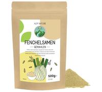 Alpi Nature Hinojo Semillas Molidas 500g, Polvo de Semillas de Hinojo Secas y Molidas para Cocinar