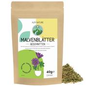 Alpi Nature Hojas de Malva 40g, Hojas de Malva Secas y Cortadas, Té Suelto para Infusión