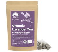 Alpi Nature Lavanda Infusión Orgánica, 70 Bolsitas de Té Piramidales de 2g, Té de Lavanda Seca Natural 140g