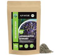 Alpi Nature Lavanda Seca Natural Orgánica 100g, Flores de Lavanda Secas Enteras, Té Suelto