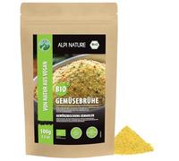 Alpi Nature Mezcla de Condimentos Orgánicos para Caldo de Verduras 100g, Sal de Condimento de Sopa