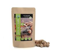Alpi Nature Nuez Moscada Orgánica Entera 125g, Nuez Moscada para Cocinar, Hornear y Vino Caliente