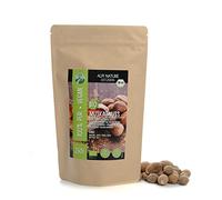 Alpi Nature Nuez Moscada Orgánica Entera 250g, Nuez Moscada para Cocinar, Hornear y Vino Caliente