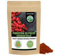 Alpi Nature Pimentón Ahumado Dulce en Polvo 1kg, Pimientos Rojos Molidos, Pimentón Dulce Ahumado