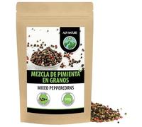 Alpi Nature Pimienta Entera Coloreada 500g, Granos de Pimienta Negra, Blanca, Rosa y Verde