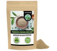 Alpi Nature Pimienta Negra Molida 1kg, Granos de Pimienta Negra Molidos en Polvo para Cocinar