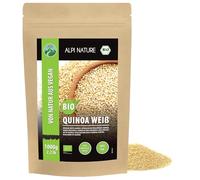 Alpi Nature Quinoa Blanca Orgánica 1kg, Quinoa Orgánica para Cocinar y Ensaladas, sin Gluten