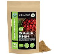 Alpi Nature Rosa Mosqueta Orgánica en Polvo 250g, Rosa Mosqueta Seca Molida, Escaramujo en Polvo