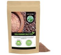 Alpi Nature Sal Kala Namak Finamente Molida 250g, Sal de Roca Natural Fina, Kala Namak Negra