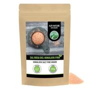 Alpi Nature Sal Rosa del Himalaya Fina 500g, Sal de Roca Natural del Himalaya Fina 0.5-1 mm